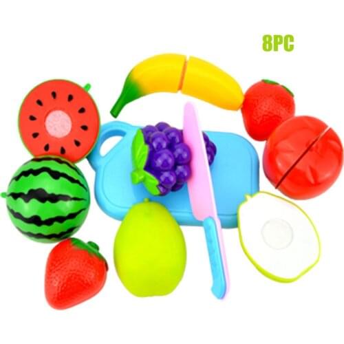 Pretend Play Plastic Food Toy Cutting Fruit Vegetable Food Pretend Play Children For Children Play House Kids Birthday Gift