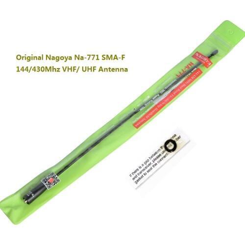 Original Nagoya Na-771 SMA-F 144/430Mhz VHF/ UHF Antenna For Kenwood Two Way Radio Baofeng UV-5R Walkie Talkie Antenna uv5r 5ra