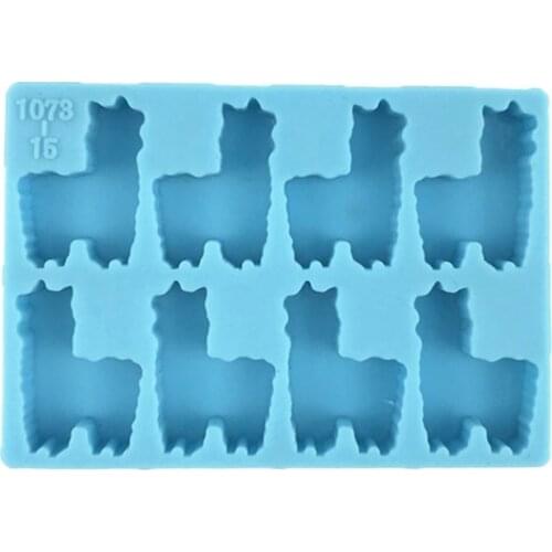 Alpaca Earrings Epoxy Resin Mold Ear Studs Casting Silicone Mould DIY Crafts Jewelry Pendant Casting Tools