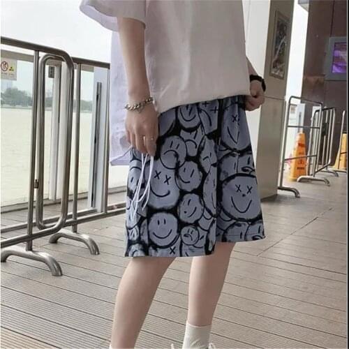 Gothic Hip Hop Gargo Shorts Male Summer Funny Work Short Pants Cool High Street Shorts Trousers Fashion Mens Cargo Shorts Boys