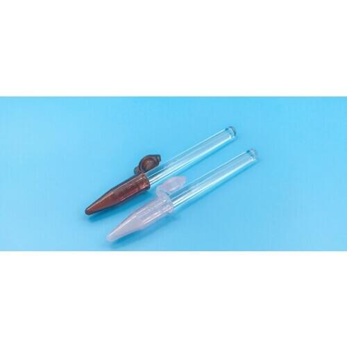 Glass Pestle Glass Grinding Rod Bottom Tip For 1.5ml Centrifuge Tube Diameter 8 mm Length 110 mm Free Shipping 10 / PK
