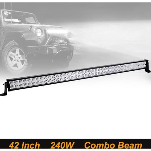 LED Bar 42 inch LED Light Bar LED Work Light for Car Tractor Boat OffRoad Off Road 4WD 4x4 Truck SUV ATV Driving 12V 24V