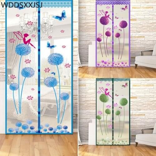 Prevent anti Mosquito Screen Encryption Magnet Moskito Net Curtains Cloth Door curtain Screen Magnet Moustiquaire Gate