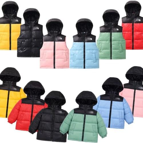 Winter Cute Jackets Girls Hooded Warm Baby Boys Coat Childrens Lightweight Down Jacket Thick Boys Parkas Outerwear