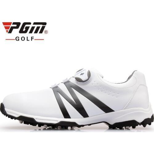 2020 Pgm Golf Shoes for Men Knobs Buckle With Double Patent Sneakers Shock Absorption Trainers Non-Slip Athletics Shoes D0469