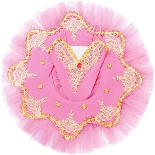 High Ranking Ballerina Dress Professional Ballet Tutu Child Kids Performance Clothes Ballet Costume Swan Dancewear Outfits Girls