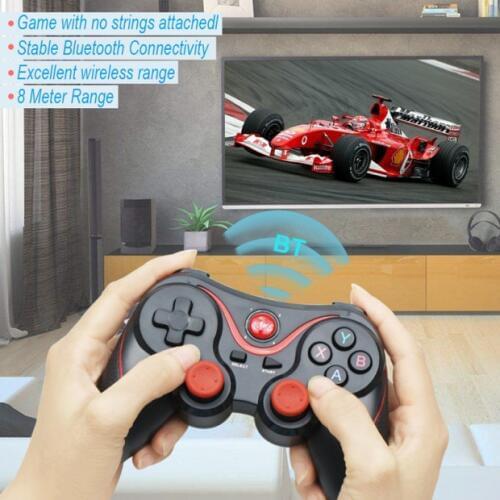 Terios T3 X3 Wireless Joystick Gamepad Game Controller Bluetooth BT3.0 Joystick for Mobile Phone Tablet TV Box Holder Dropship