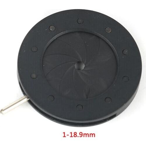 Diaphragm Amplifying Diameter Zoom Optical Iris Diaphragm Aperture Condenser For Digital Camera Microscope Adapter