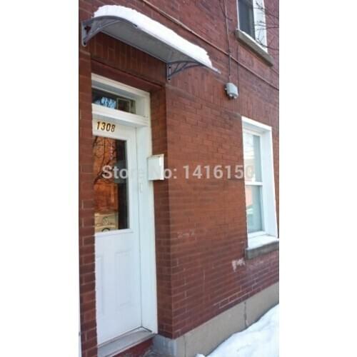 DS80120-P,80x120cm,polycarbonate awnings,door canopy,simple style plastic frame polycarbonate awning