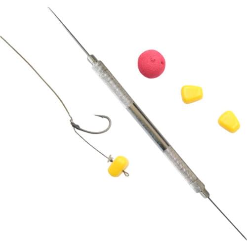 5pcs Carp Fishing Core Making Tools Aluminum Alloy Hair Rigs Needles Boilie Drill Accessories Outdoor Fishing Tool