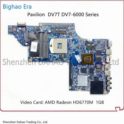 639391-001 665991-001 Main board For HP Pavilion DV7T DV7-6000 Laptop Motherboard HM65 GPU HD6770M 1GB DDR3 100% Fully Test