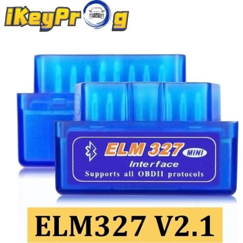 Mini ELM327 Bluetooth Adapter ELM 327 Bluetooth V2.1 ELM327 OBD2 Scanner ELM327 BT V2.1 OBD2 For Android Torque/PC ELM 327