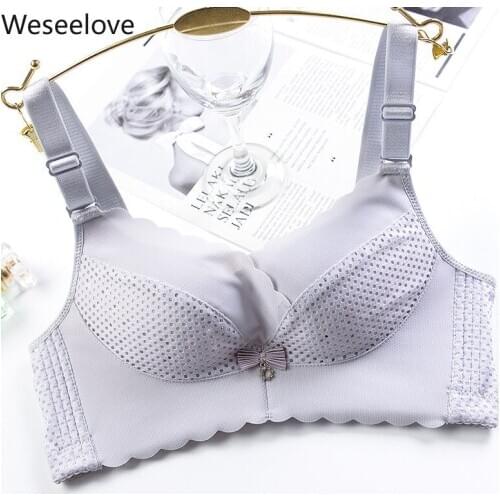 2020 New Non-Steel Ring Breast Bra Lace Underwear Hugging Sexy Bra Breathable Summer Push Up Comfortable Womens Underwear E72-4