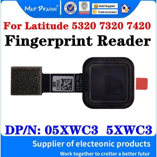 New Original 05XWC3 5XWC3 For Dell Latitude 5320 7320 7420 Series Laptops Fingerprint Recognizer Fingerprint Power Button Cable