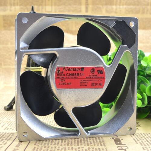 New original CN55B31 100V 15W 12CM 12038 AC double ball fan