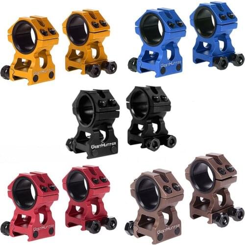 Hunting Riflescope Mount WestHunter Scope Rings 25.4MM/30MM Diameter Dual Rings CNC Processing Picatinny Rail High Quality Mount