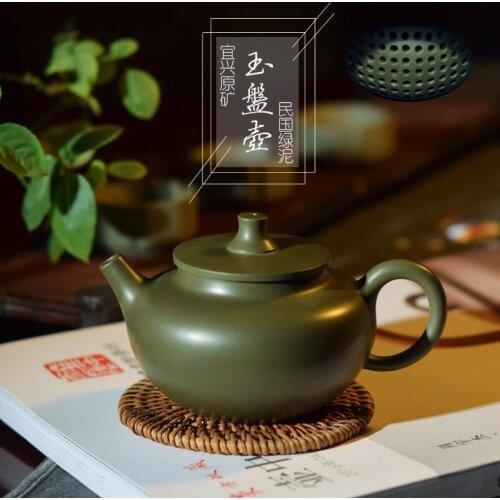 Ore recommended teapot pure hand-made classic famous tracts pot of chlorite special tea set of the republic of China