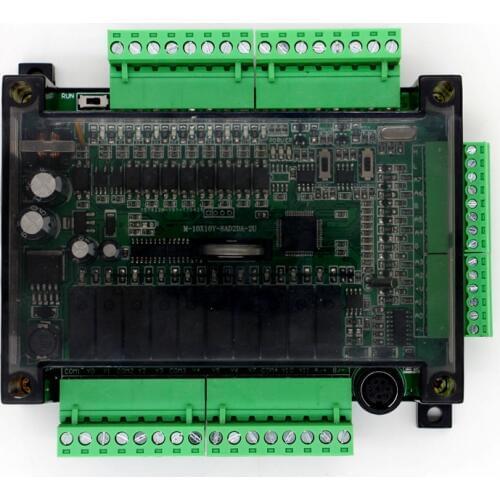 FX2N 20MR 8AD 2DA Relay Controller Module Board 32bit RS232 RS485 Modbus RTU for Mitsubishi PLC, NTC Optional