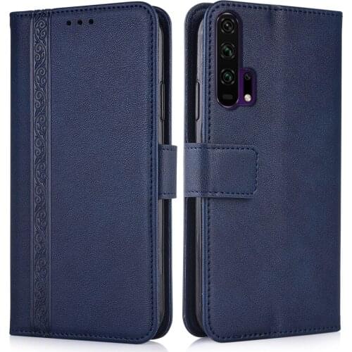 Luxury Flip Wallet Leather Case for Huawei Honor 20 Pro YAL-AL10, YAL-L41 6.26'' Magnetic Book Protect phone back Cover