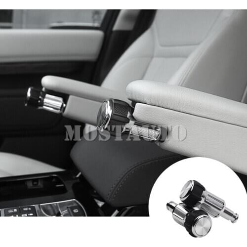 For Land Rover Discovery 5 L462 Inner Console Armrest Box Adjustment Knob 2017-2018 2pcs Car Accessories Interior Car Decor