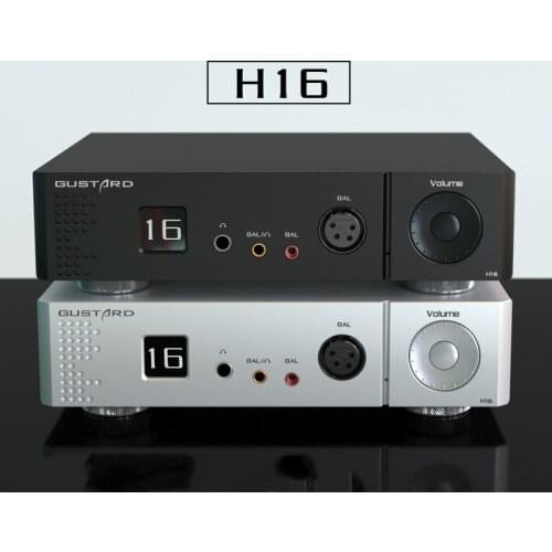 GUSTARD H16 Balanced Headphone Amplifier HIFI EXQUIS OLED Screen Remote Preamplifier