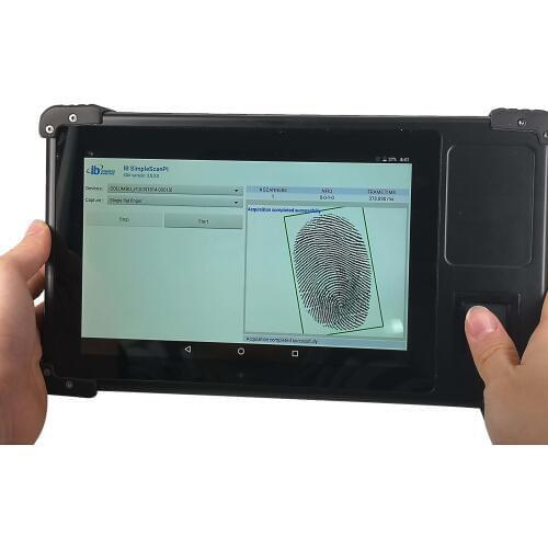 HFSecurity FAP30 Fingerprint Reader Biometric Android 9.0 4G Tablet For Identification Project Passport Scanner Optional MRZ
