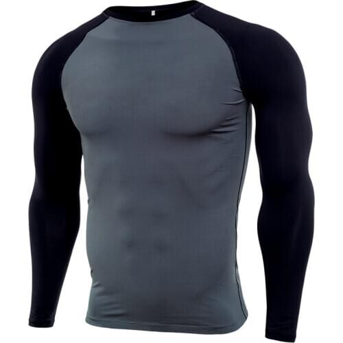 Super Plus Size Mens Sports Long Sleeve T-shirt Quick-dry Men Fitness Running Breathable Sports Gym Cycling Clothing 90-140kg