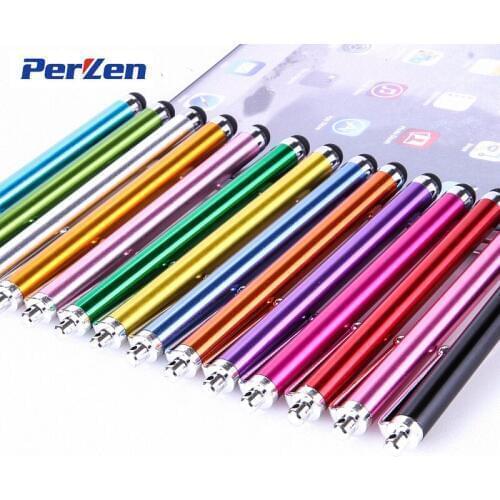 Universal capacitive touch pen for capacity screen metal stylus pen for iphone 6s plus samsung S6 DHL fast shipping 2000pcs/lot