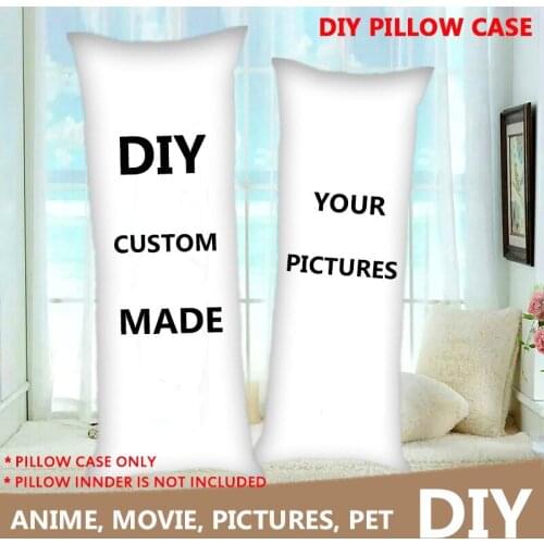 Japanese Anime DIY Custom Made Anime Dakimakura Hugging Body Pillow Case DIY Printed Only One For You Throw Cushion Pillow Cover