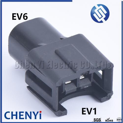 1 set 2 pin Professional car racing V8 EV1 - EV6 waterproof auto connector converters Fuel Injector Plug Adapter