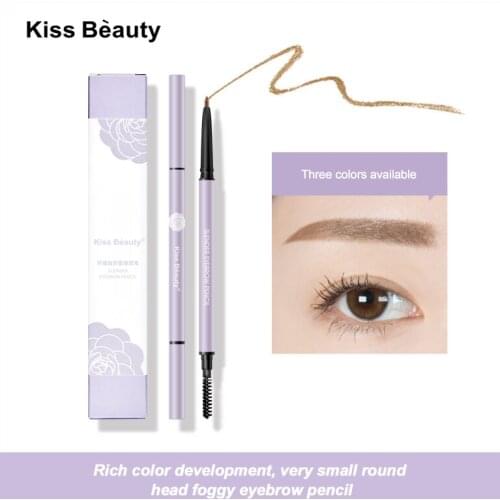 1 Pcs Extremely Fine Eyebrow Pencil Easy To Color Natural Long-lasting Waterproof Sweat-proof Eye Makeup Maquillaje TSLM2