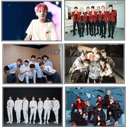 5D DIY Diamond Painting Kpop BangBoystan Posters Full Diamond Embroidery Home Decor Cross Stitch Kits