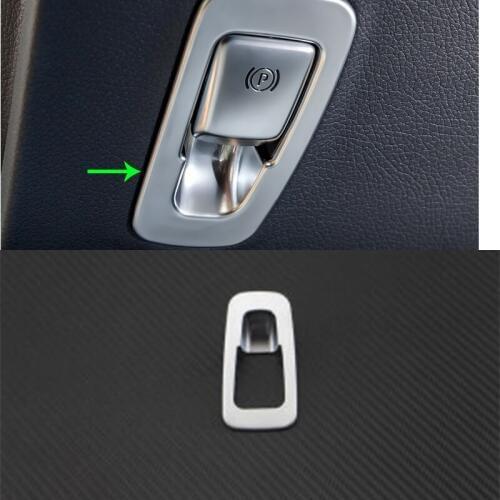 Car Accessories Interior Decoration ABS Interior Electronic Handbrake Stop Cover Trim For Mercedes-Benz E Class 2016 Car Styling