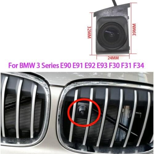 CCD Car Front View Logo Embeded Camera For BMW 3 Series E90 E91 E92 E93 F30 F31 F34 2008-2019 Waterproof Night Vision CCD HD