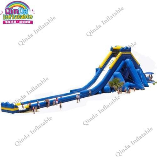 Huge water slide inflatable,inflatable giant water slide,beach large water slide for sale
