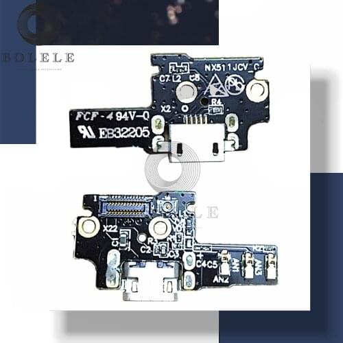 For ZTE Nubia Z9 mini NX511j Z9Mini USB Charger Port Jack Dock Plug Socket Board Connector Charging Flex Cable Microphone Mic