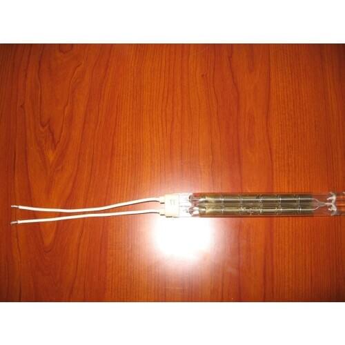 Double infrared halogen lamp small IR halogen heating element quartz tube 300W