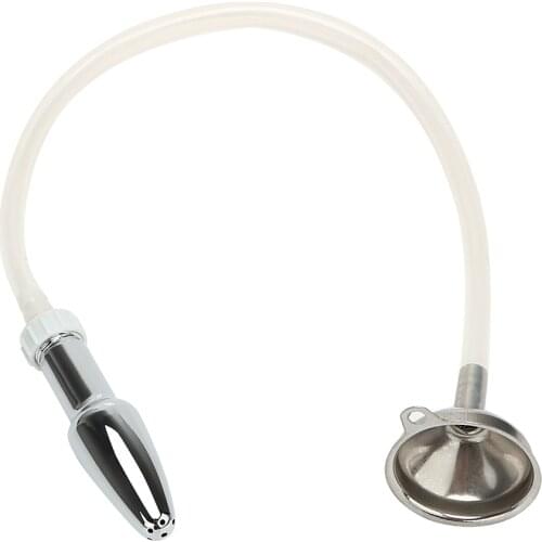 IKOKY Vagina Enema Plug Shower Anal Cleaner Tube Butt Plug Erotic Toys Sex Toys for Men Women Gay Funnel Anal Shower