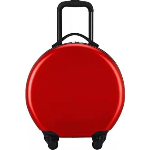 Red medium semicircular luggage CH545-466880