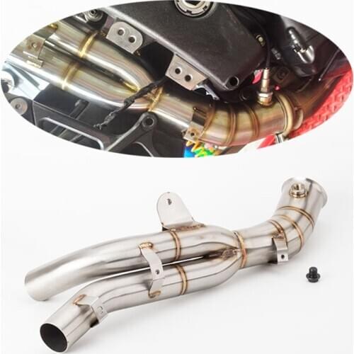 Motorcycle modified exhaust pipe 2009-2014 YZF-R1 middle section R1 to drum middle section connecting pipe exhaust