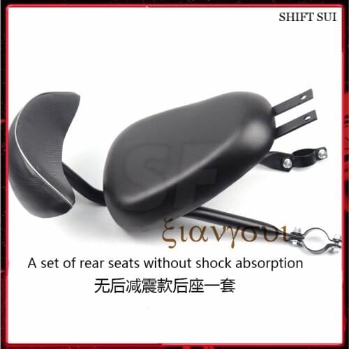 Modified Parts Rear Seat With Backrest Cushion Seat With Screw For Citycoco Electric Scooter