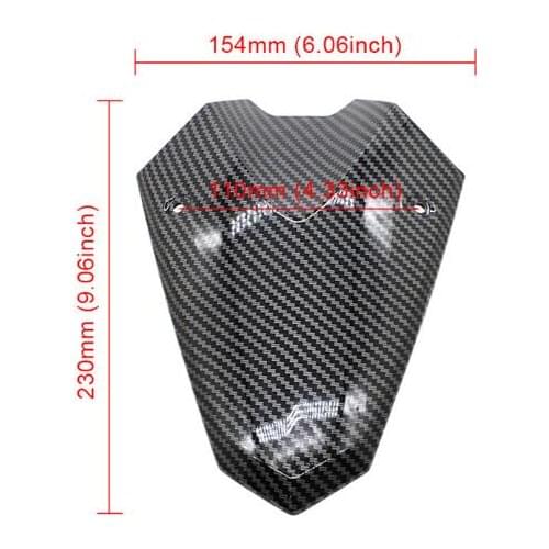 Z1000 For 2014 - 2020 Kawasaki Z 1000 Upper Nose Fairing Middle Part Cowling Carbon Painting Middle Nose Cover BLACK Injection