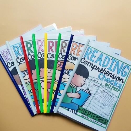 Educational Toys for Children Color Reading Comprehension Checks Wooksheet Classroom Learn English Painting Exercise Paper Book