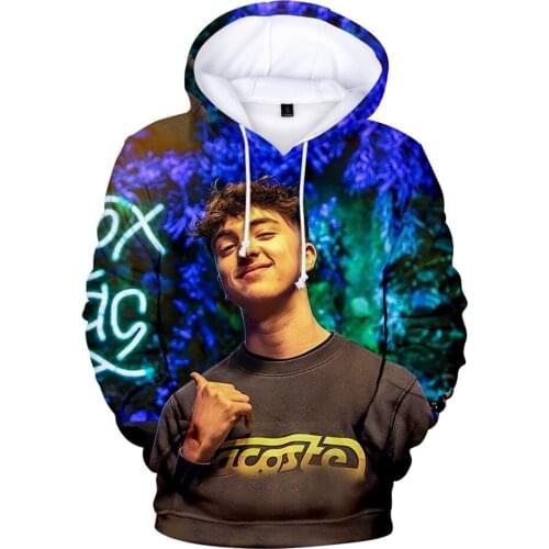 Popular Michou Inoxtag 3D Hoodie Fashion Streetwear Hoodies Sweatshirts Boys/girls Pullovers Moletom Masculino Tops Kids Clothes