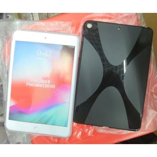 Anti-skid Matte X Line Soft Silicon Rubber TPU Cover Funda Capa Case For Apple iPad Mini 5 Mini5 2019 A2133 A2124 A2126 Coque