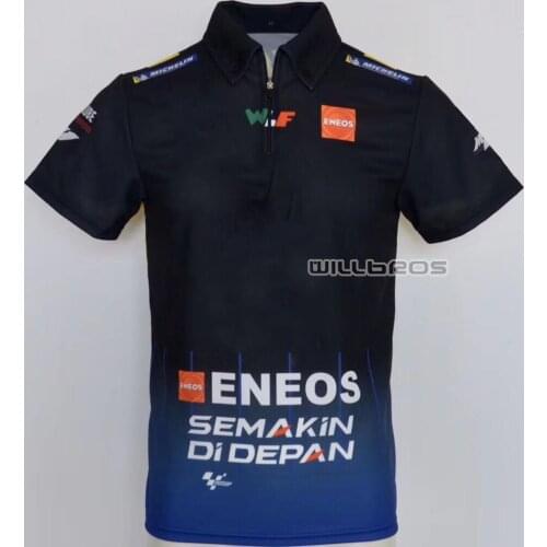 Moto Polo Shirt Motocross Racing MTB ATV Dirt Bike Riding Quick Dry T shirts Polyster Summer Short Sleeve Mens