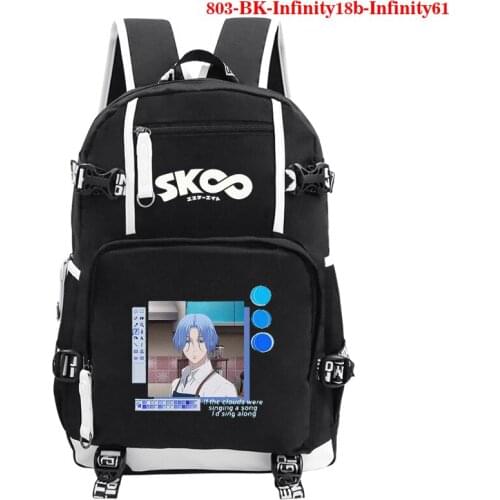 Women Men Bookbag Anime SK8 The Infinity Chinen Miya Reki Print School Backpacks Fashion Schoolbag Children Teenager Backpacks