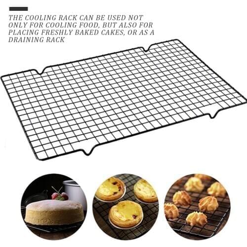 Baking Cake Cooling Rack Bread Grill Non Stick Barbecue Net Cookies Drying Stand Kitchen Tool