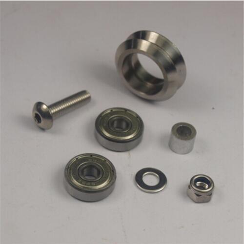 SWMAKER CNC Linear motion parts Openbuilds stainless steel Metal Dual V Wheel kit V Slot Aluminium Linear Extrusion
