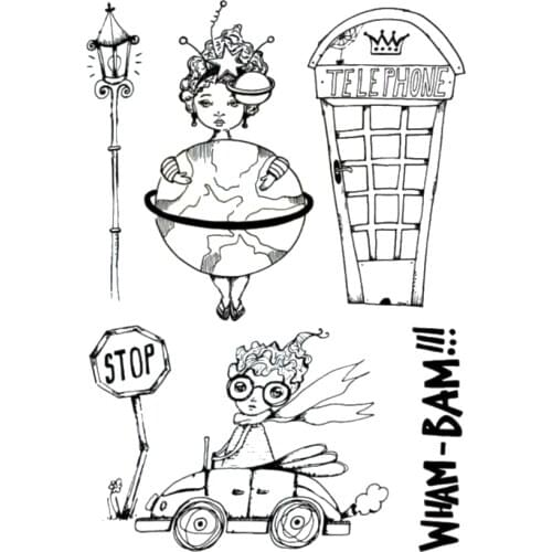 Wham Clear Stamp for DIY scrapbooking/Card Making C1036